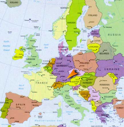 Rotfl: Wo man es findet, Übersicht Europa